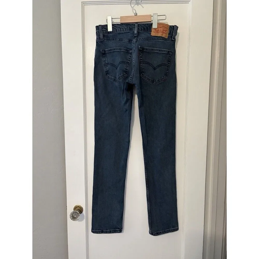 Levi’s 511 Slim Fit Jeans Mens 30x32 Midnight Rinse Stretch Denim